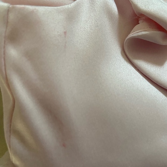 Janie and Jack Toddler’s Bow Tulle Dress Pale Pink Spring summer Photo 18-24 mon - Picture 5 of 8